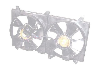 Вентиляторы радиатора (в сборе) Chery CrossEastar 2.0/2.4 Mitsu B11-1308010